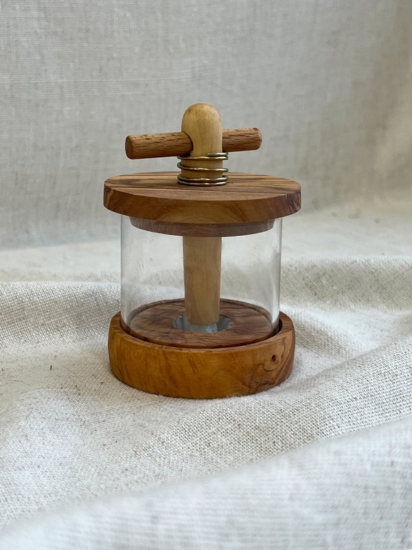 OLIVE WOOD SPICE GRINDER