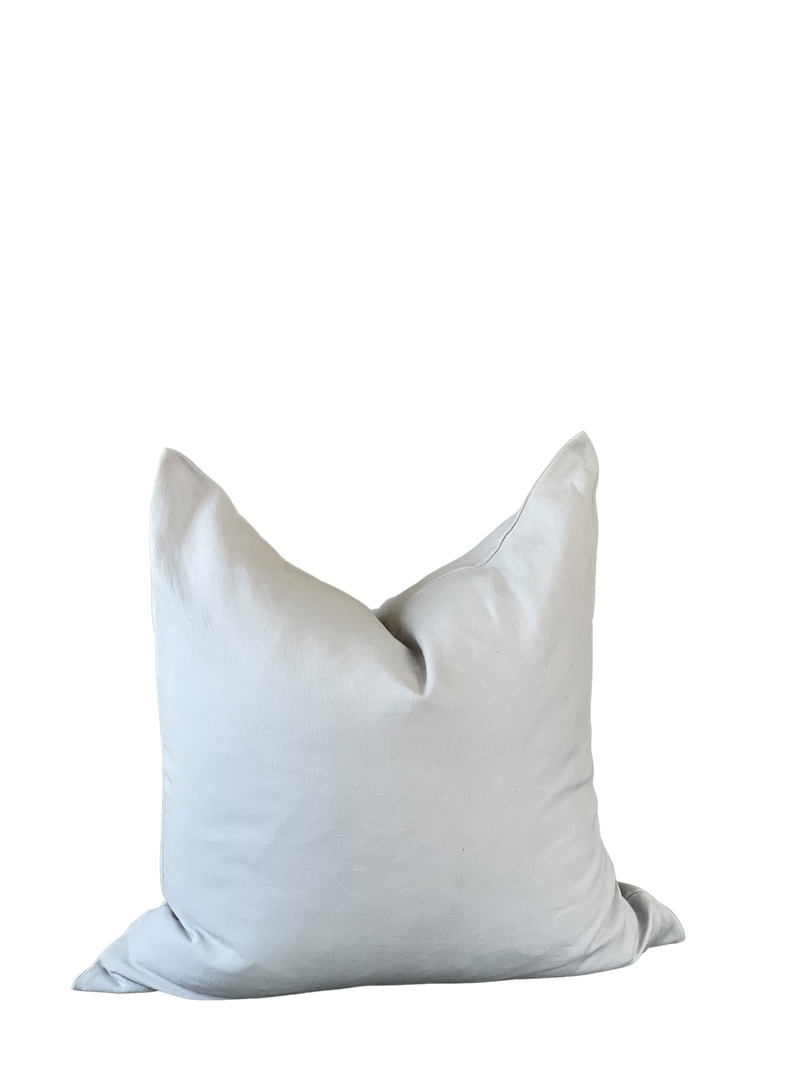 24" SOLID LINEN PILLOW COVER | PALE BLUE | BLVG COLLECTION