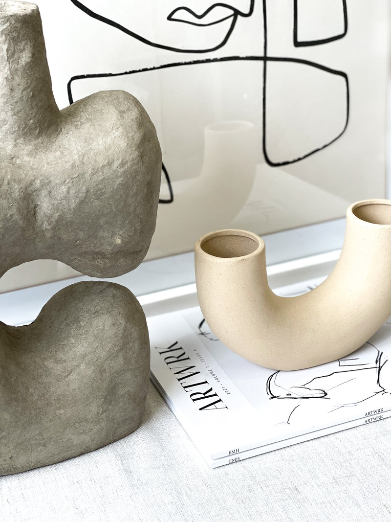 DIEM U-SHAPED VASE